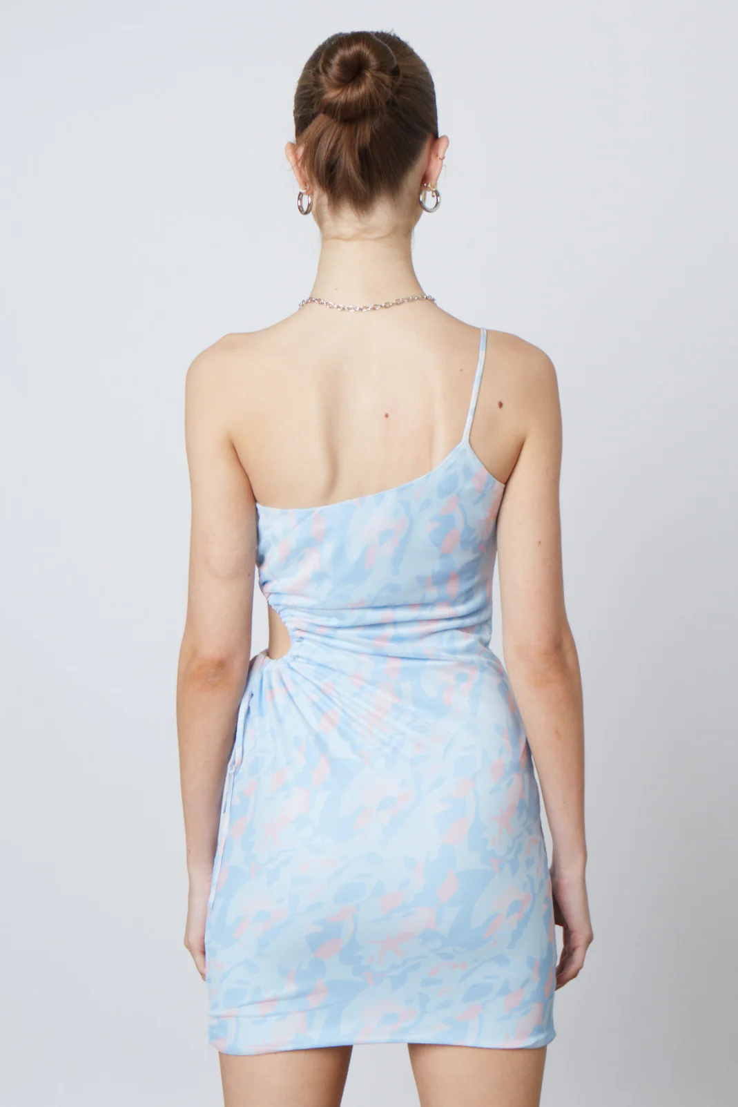 Asymmetrical Cut Out Mini Dress - Image 6