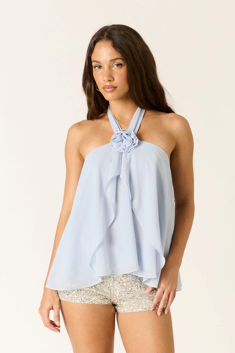 Chiffon Halter Top - Image 3