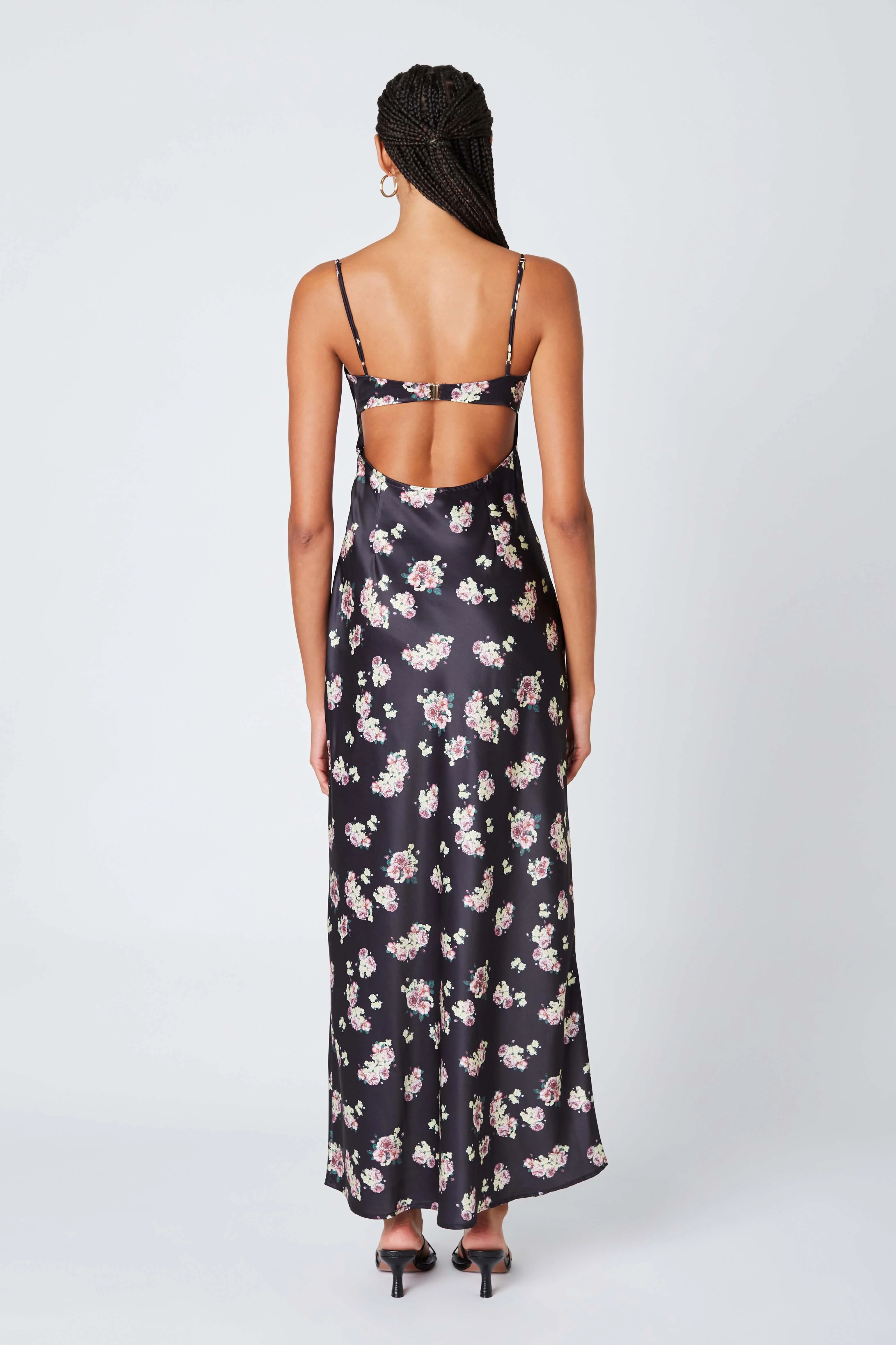 Corset Floral Maxi Dress - Image 4