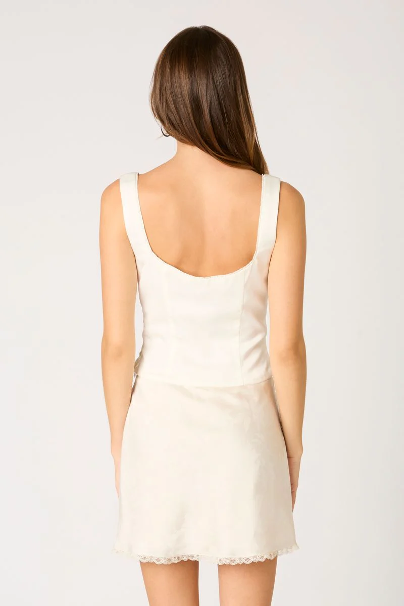 Satin Bustier Top - Image 3
