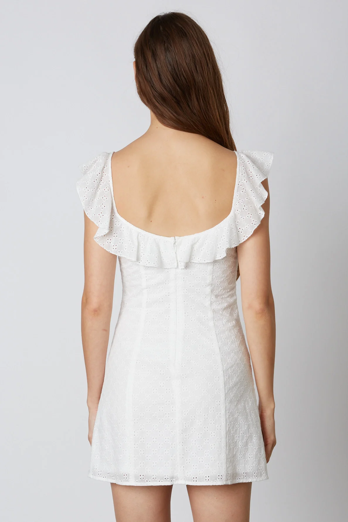 Eyelet Mini Dress - Image 6