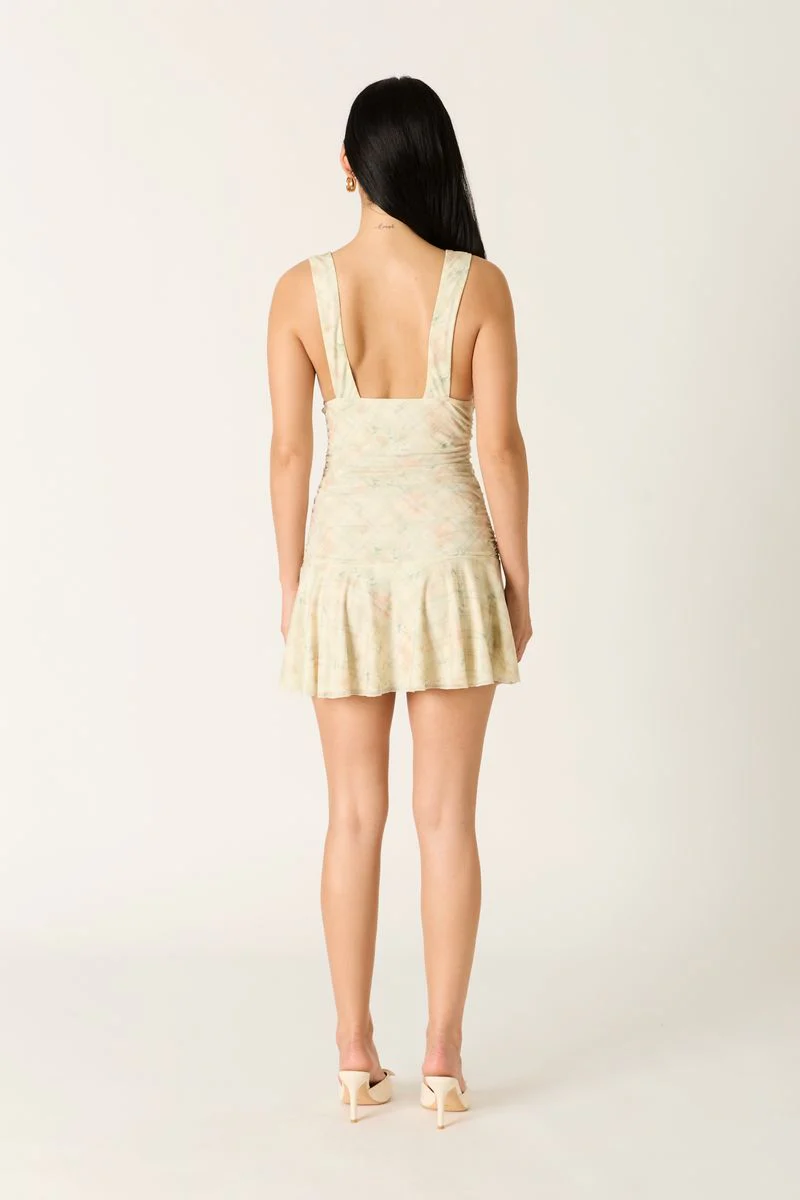 Fit & Flare Floral Mini Dress - Image 5