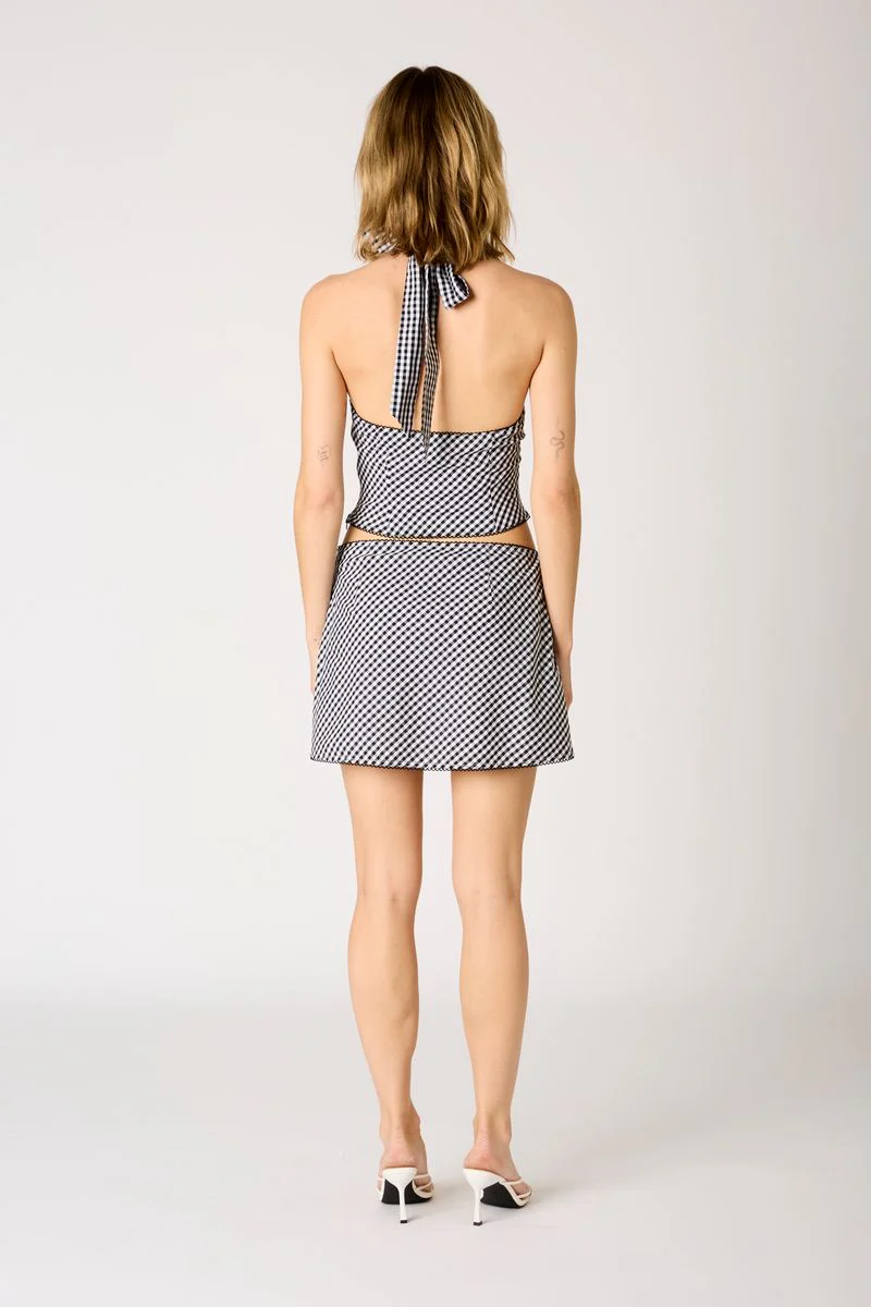 Gingham Halter Top - Image 3