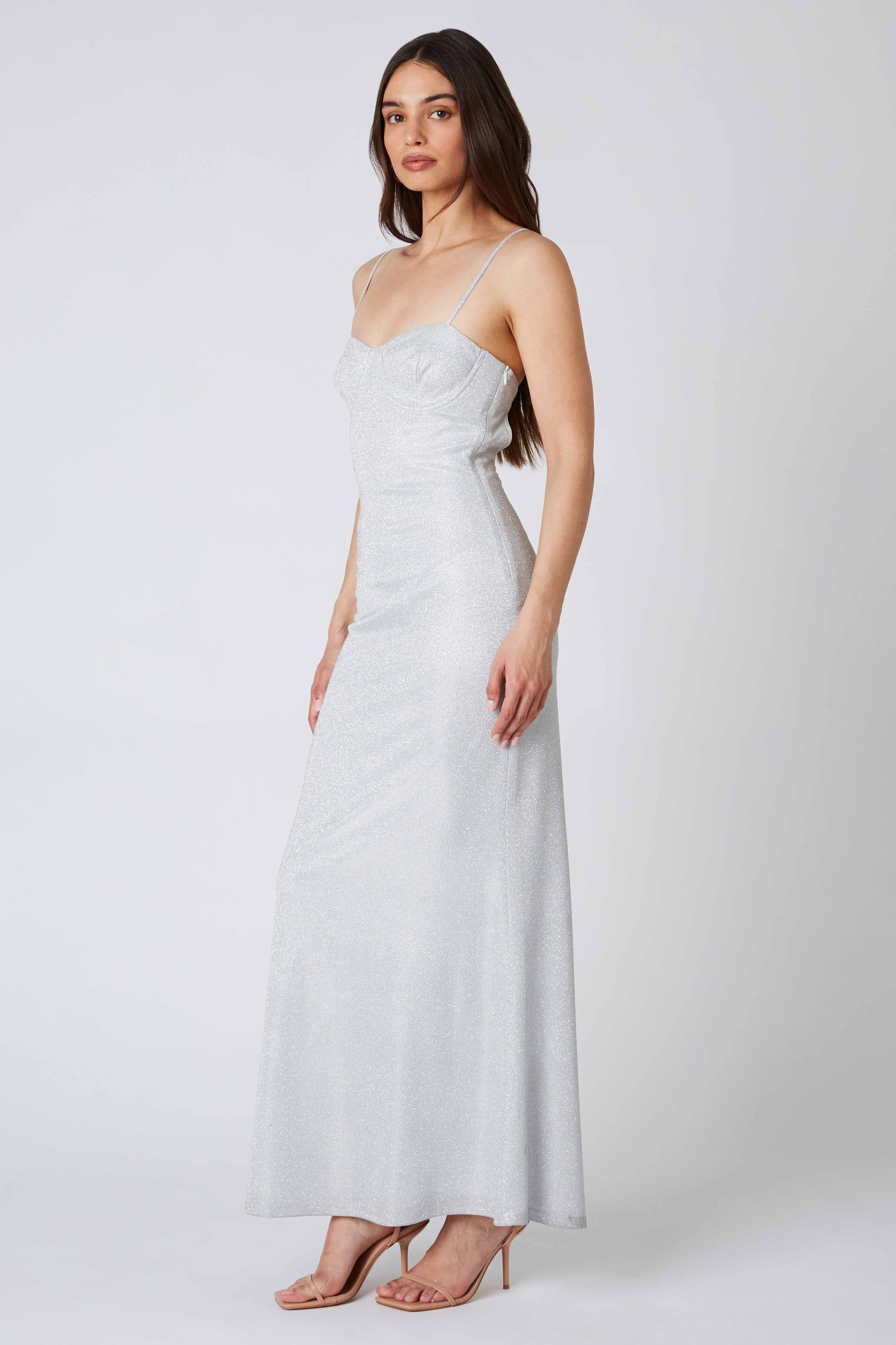 Glittery Corset Maxi Dress - Image 3