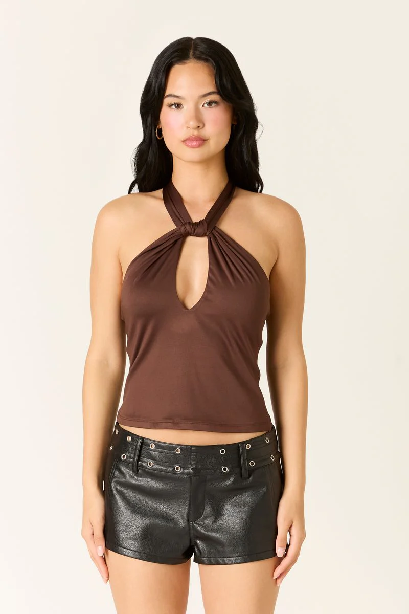 Keyhole Halter Top - Image 2