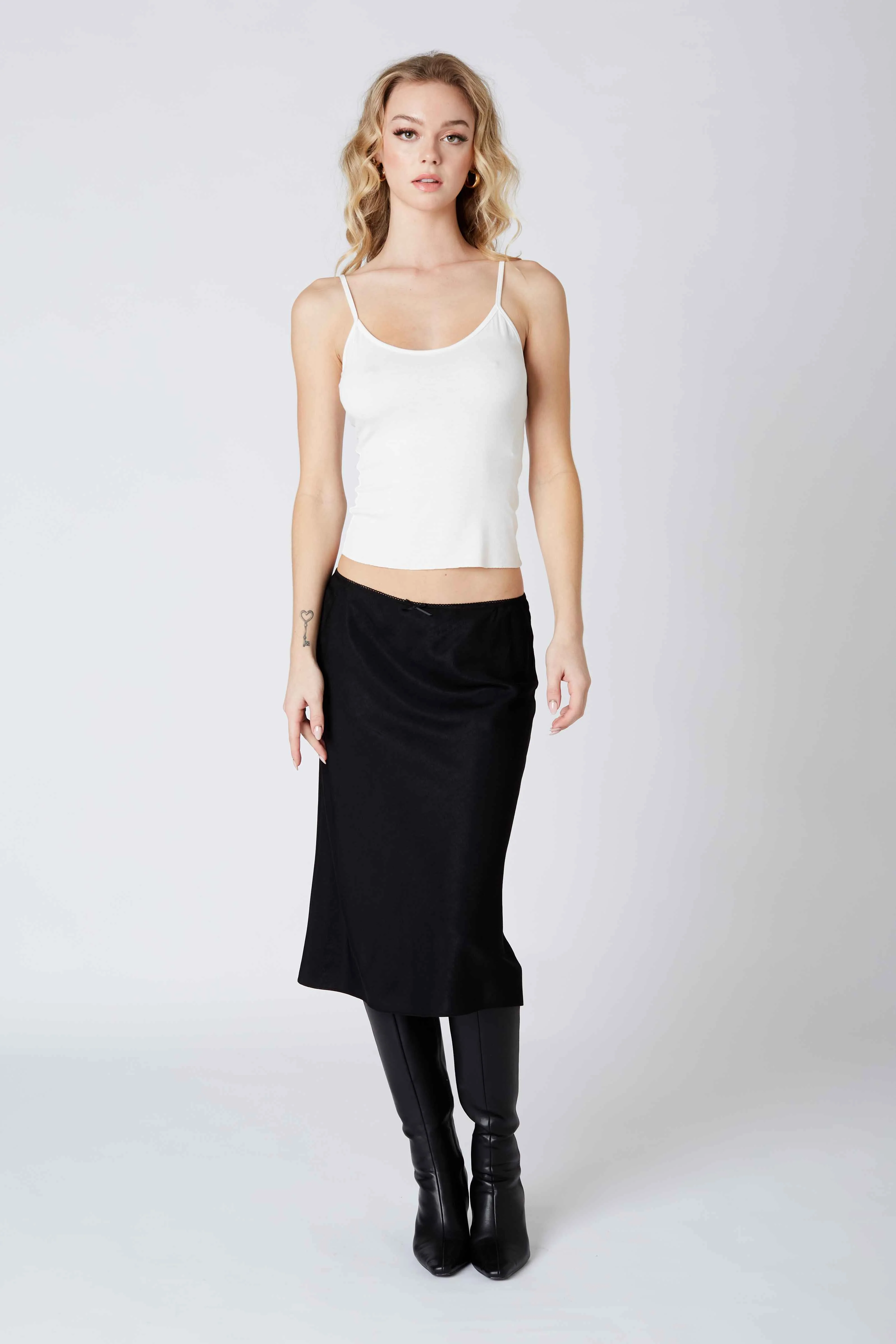 Knee Length Bias Skirt - Image 4