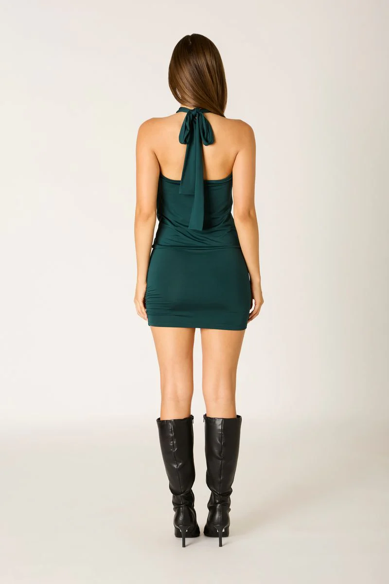 Knot Halter Dress - Image 3