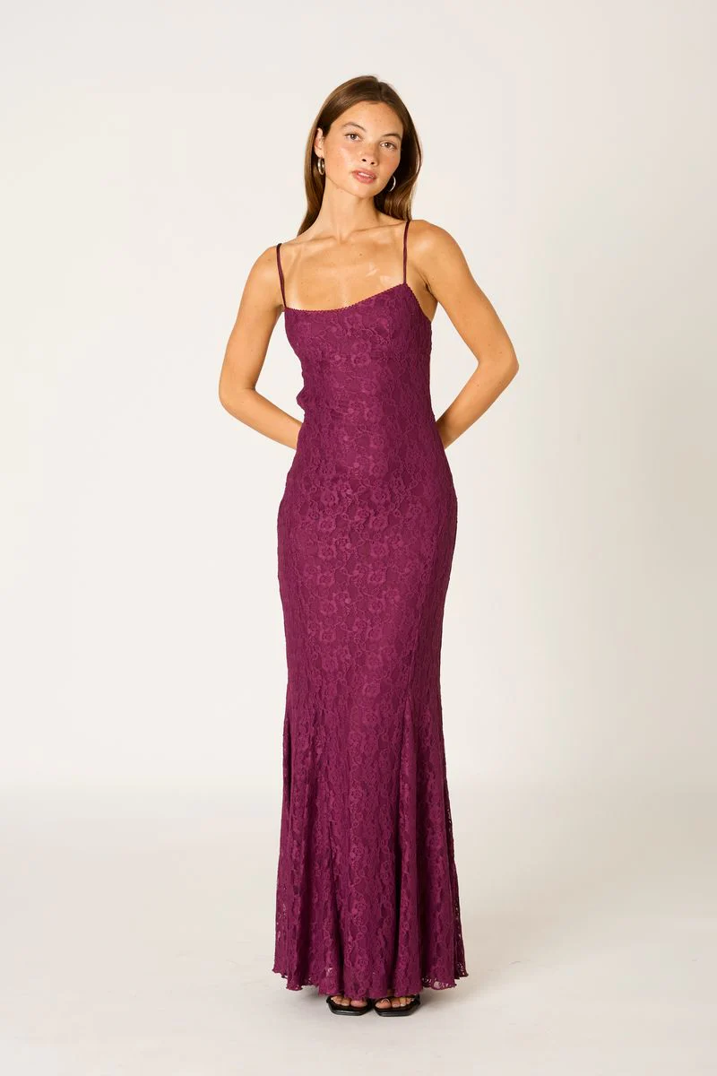 Lace Maxi Dress - Image 3