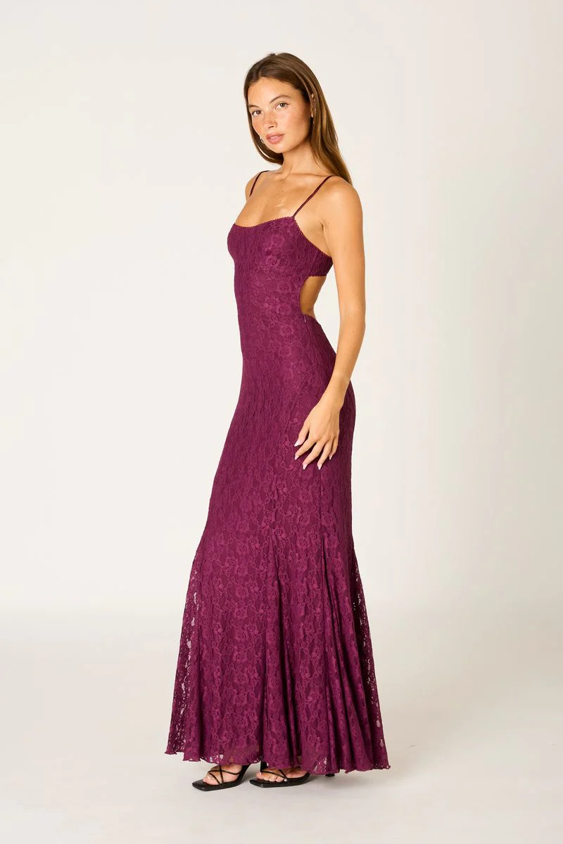 Lace Maxi Dress - Image 4