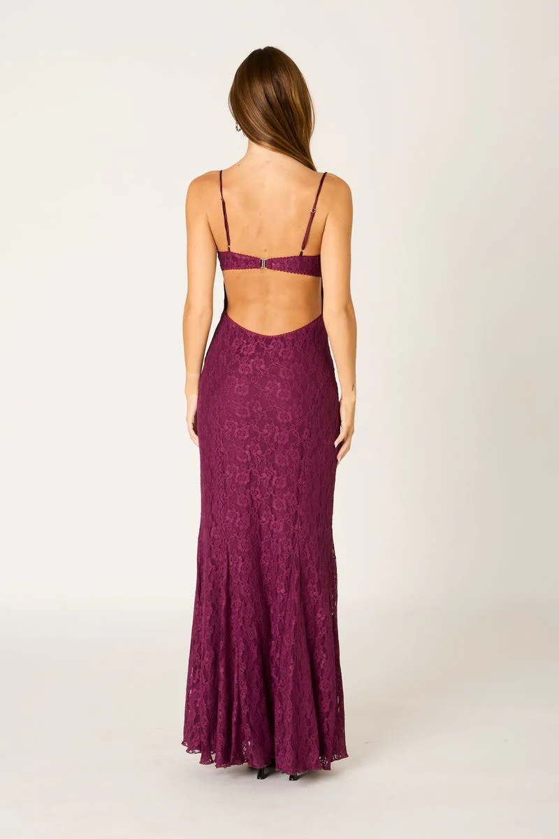 Lace Maxi Dress - Image 5