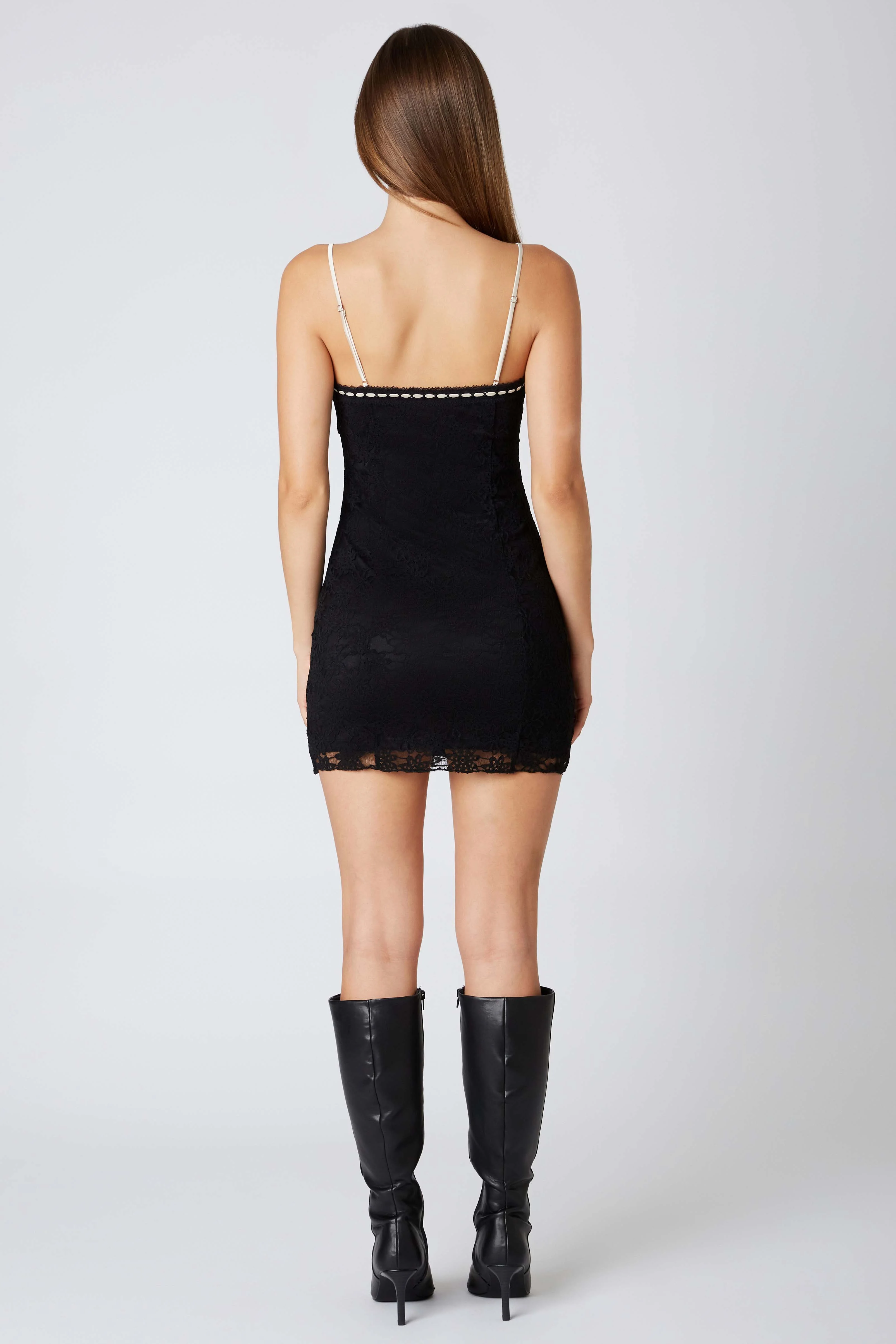 Lace Mini Dress - Image 5