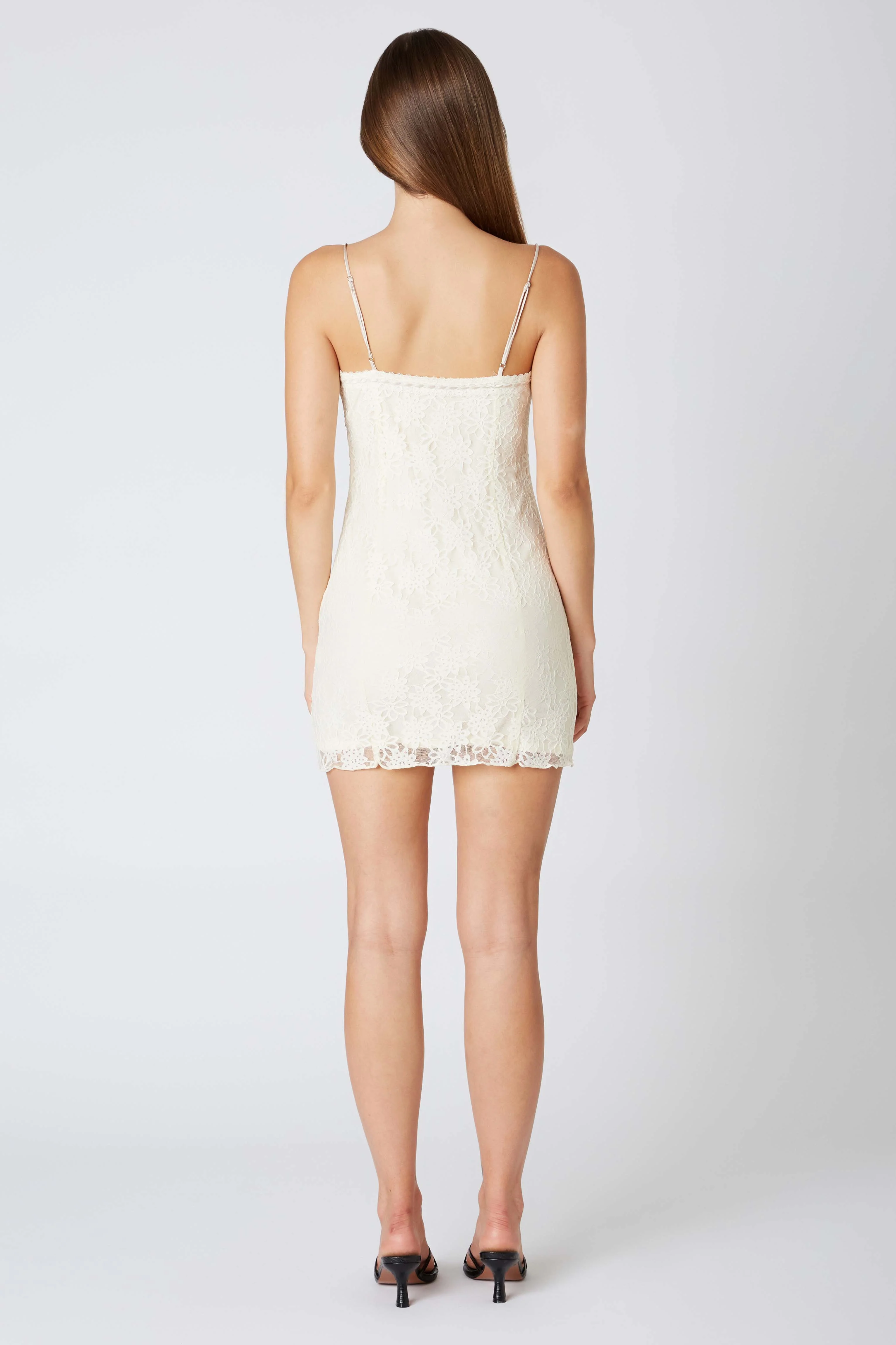 Lace Mini Dress - Image 8