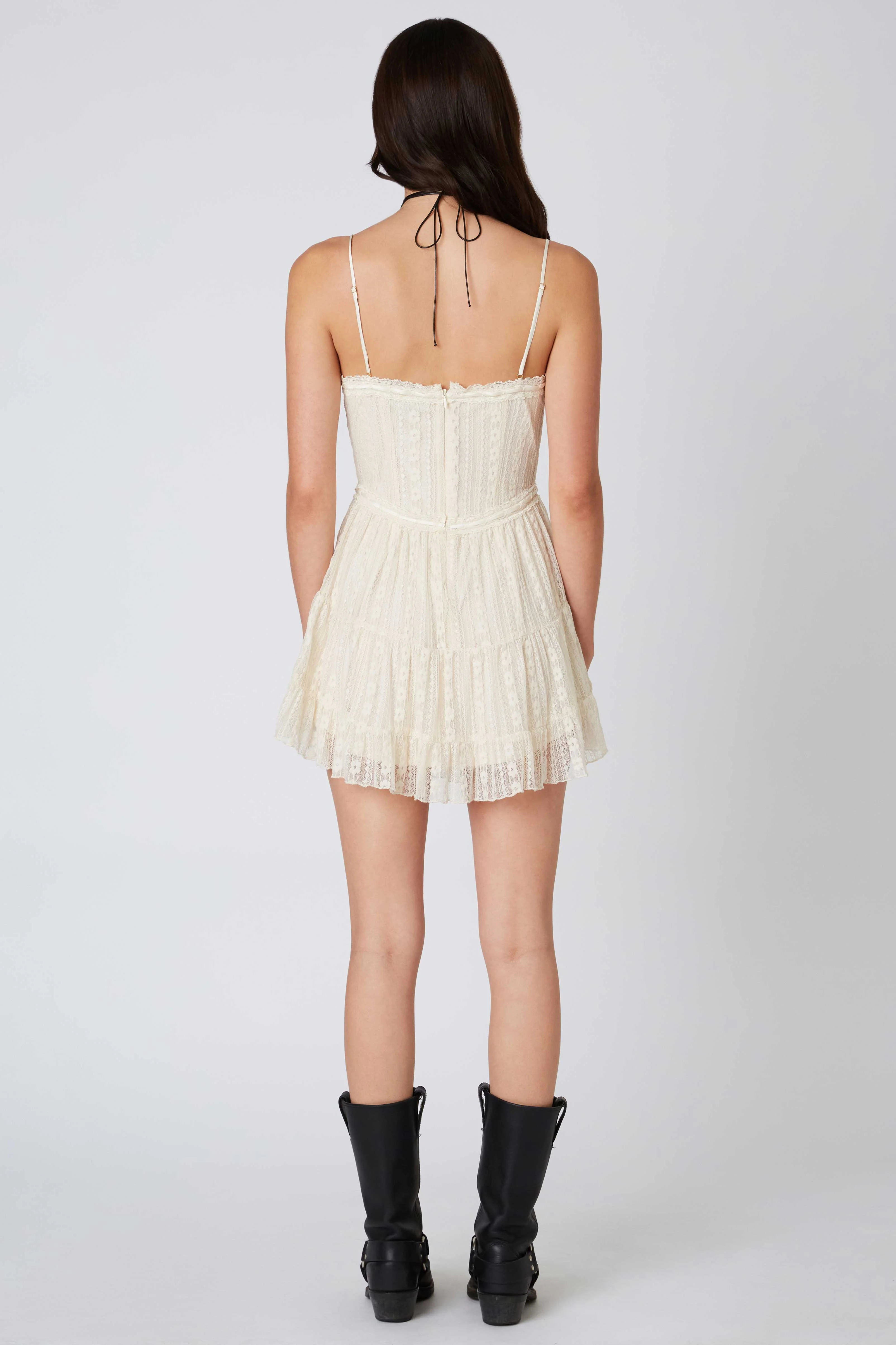 Lace Corset Mini Dress - Image 5