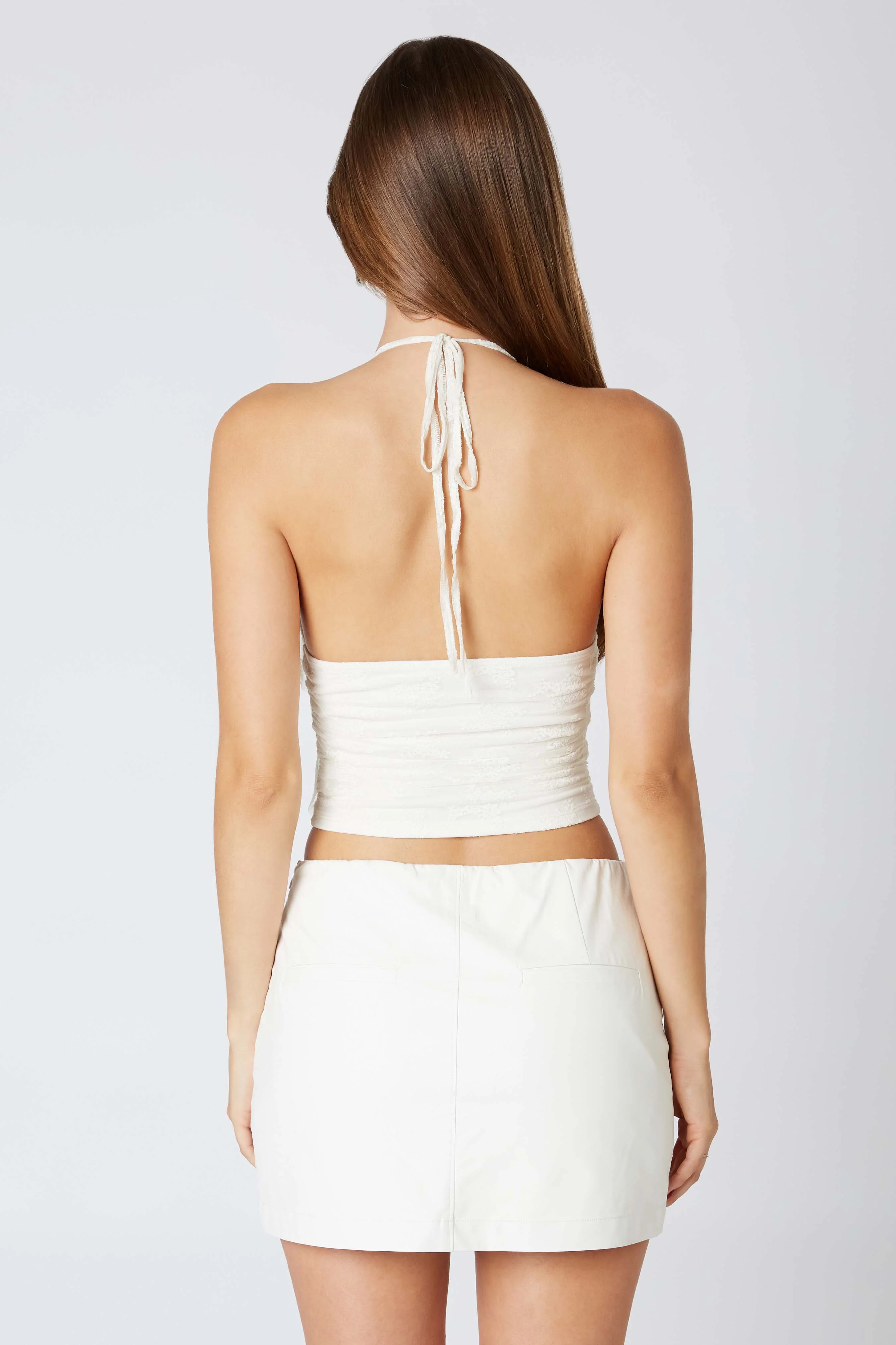 Lace Ruffle Halter Top - Image 10