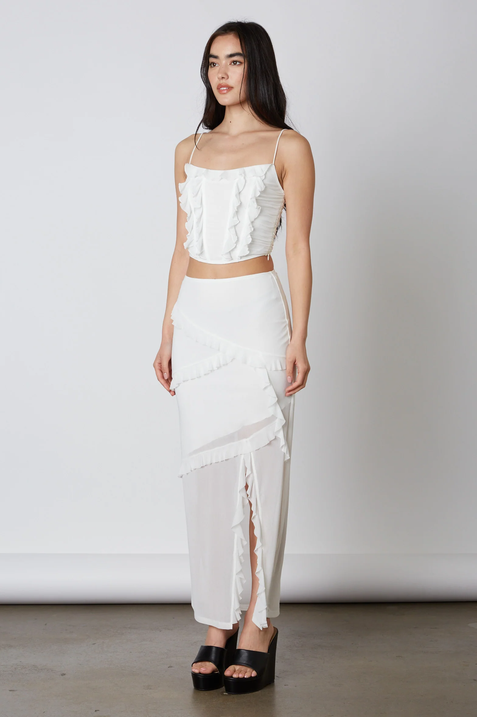 Mesh Maxi Skirt - Image 3