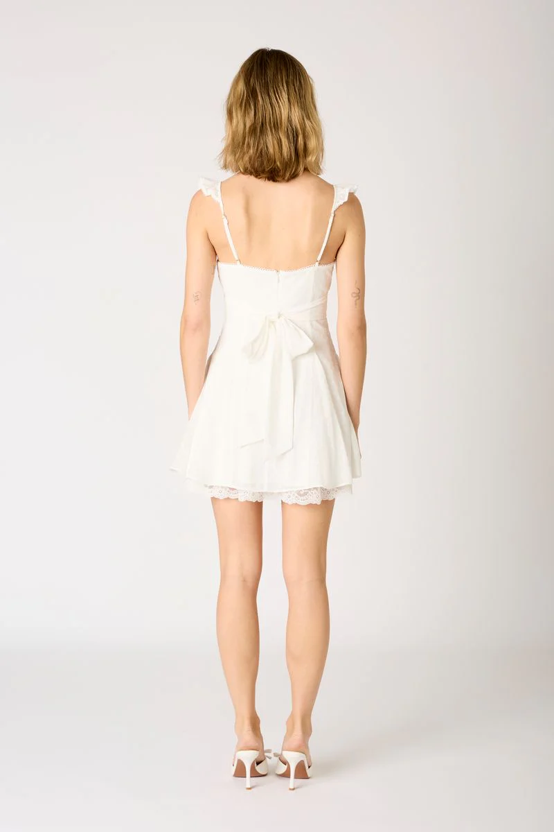 Milkmaid Mini Dress - Image 4