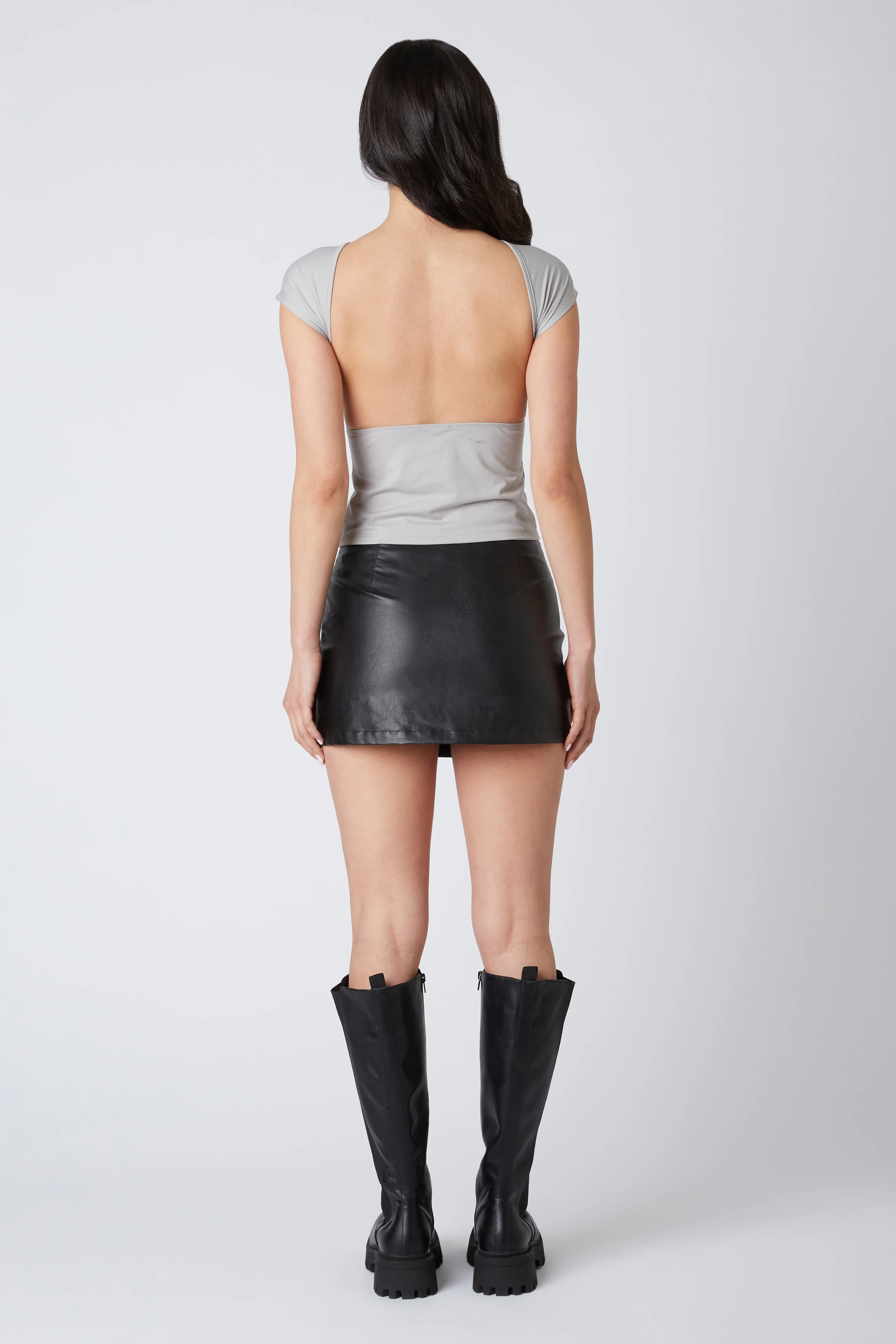 Vegan Leather Skort - Image 16
