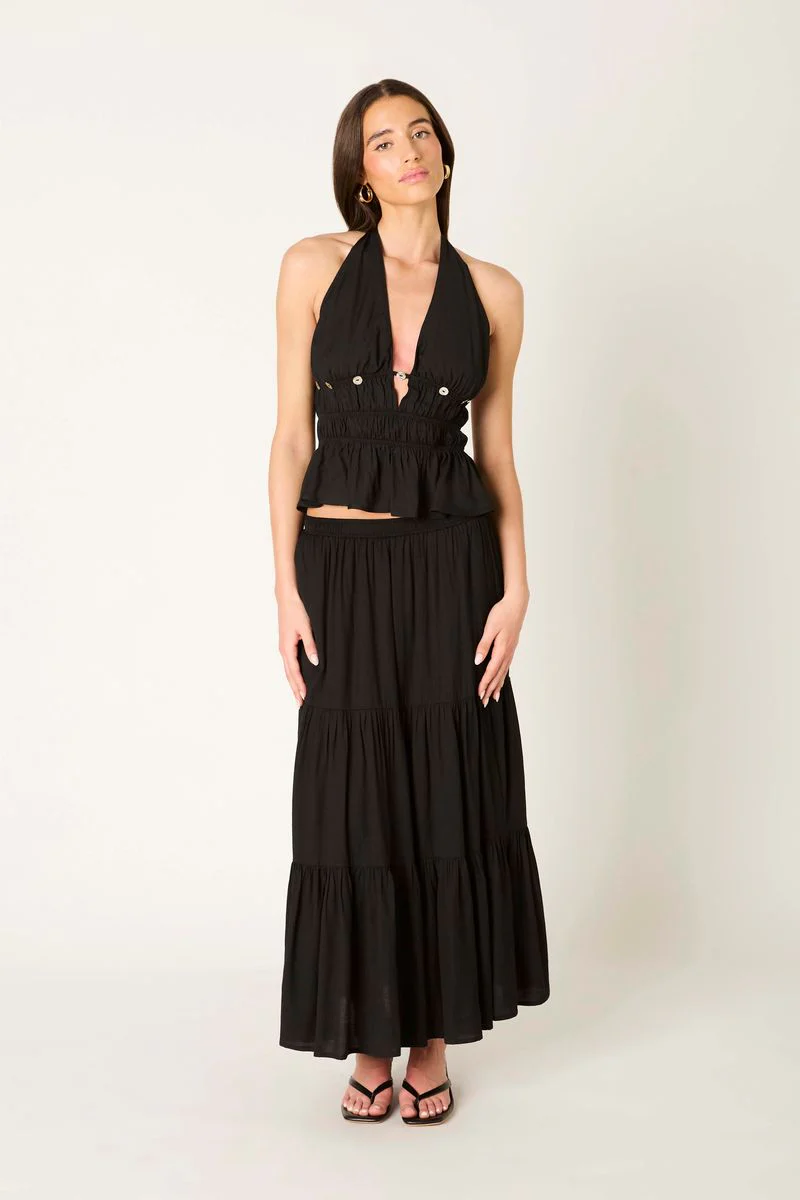 Peplum Halter Top - Image 2