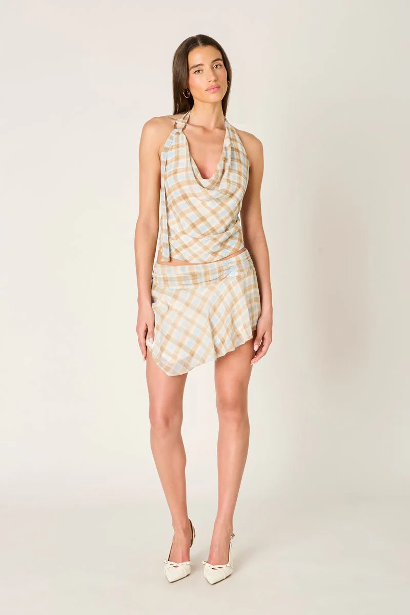 Plaid Mini Skirt