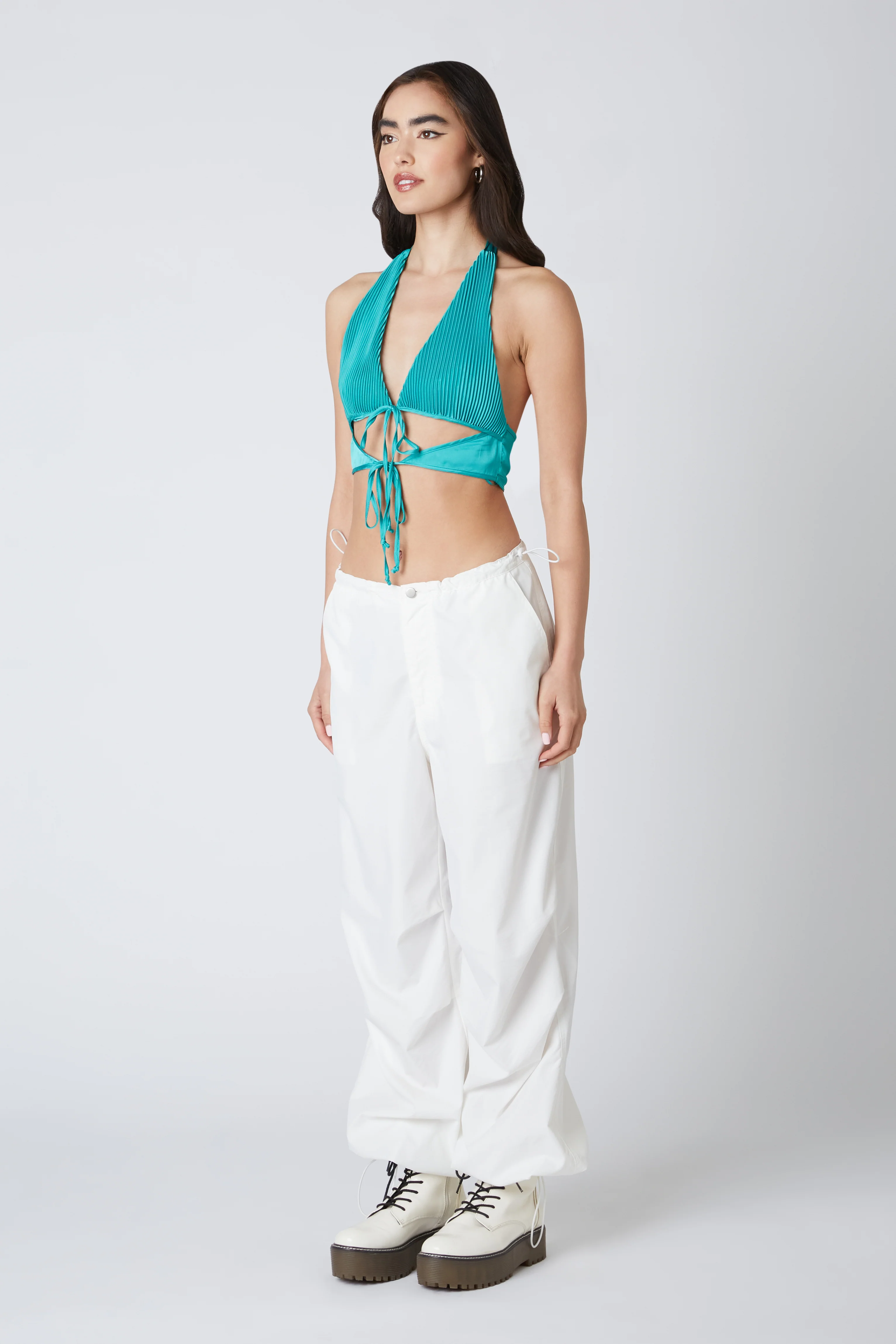 Pleated Halter Top - Image 3