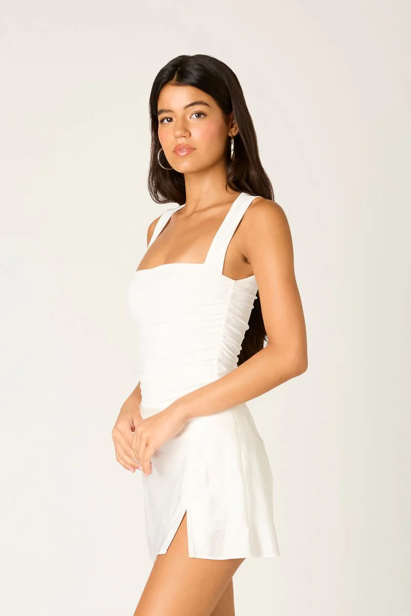 Satin A-line Mini Skirt - Image 2