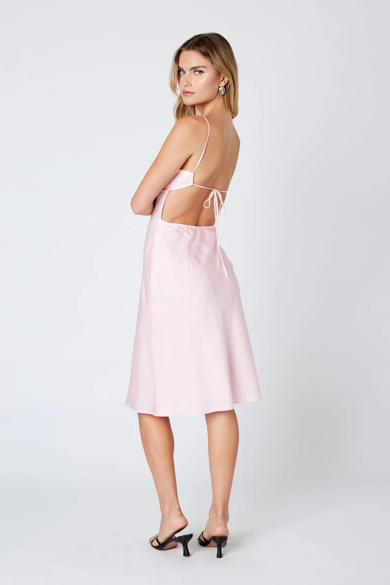 Satin Cami Midi Dress - Image 7