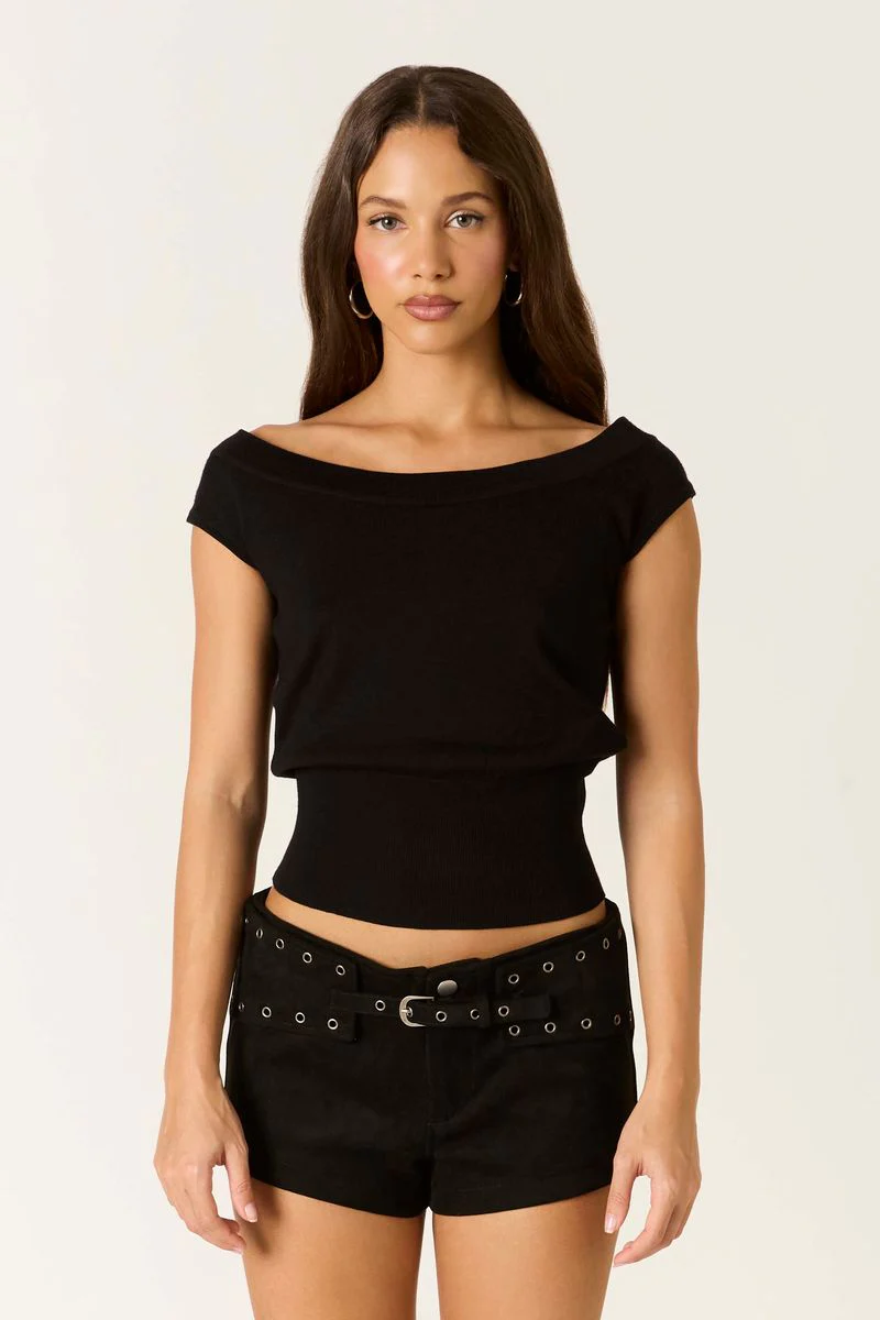 Short Sleeve Knit Top - Image 2