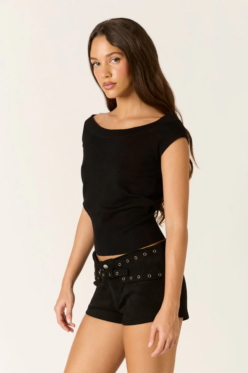 Short Sleeve Knit Top - Image 3