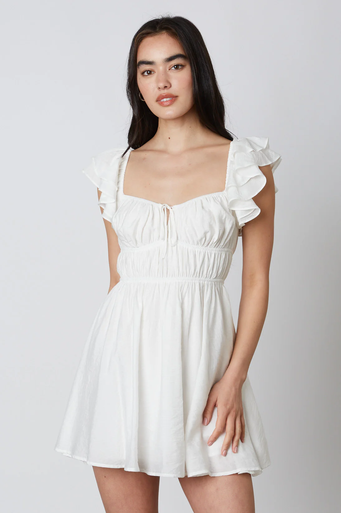 Smocked Babydoll Dress - Image 7