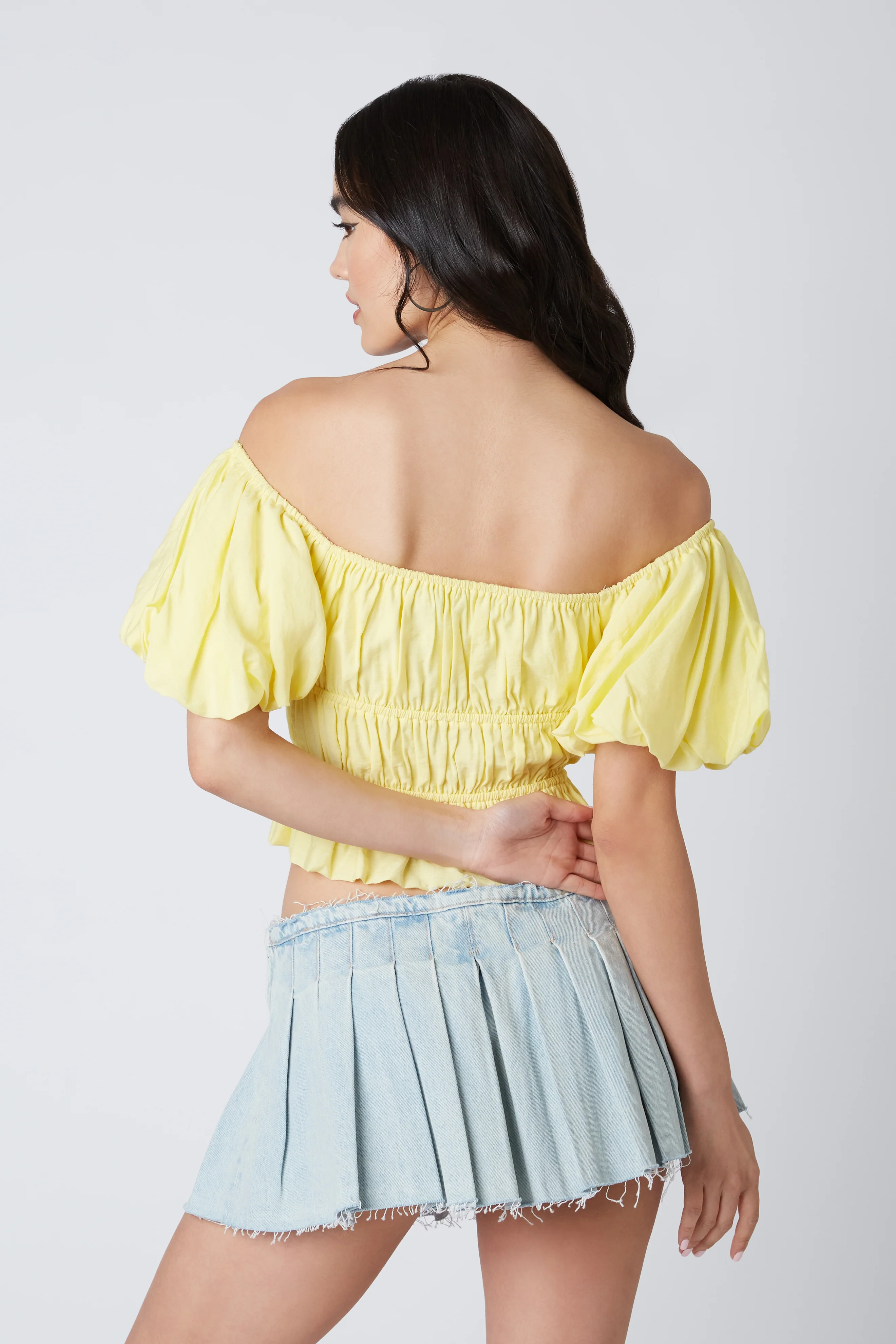 Smocked Puff Sleeve Top - Image 4
