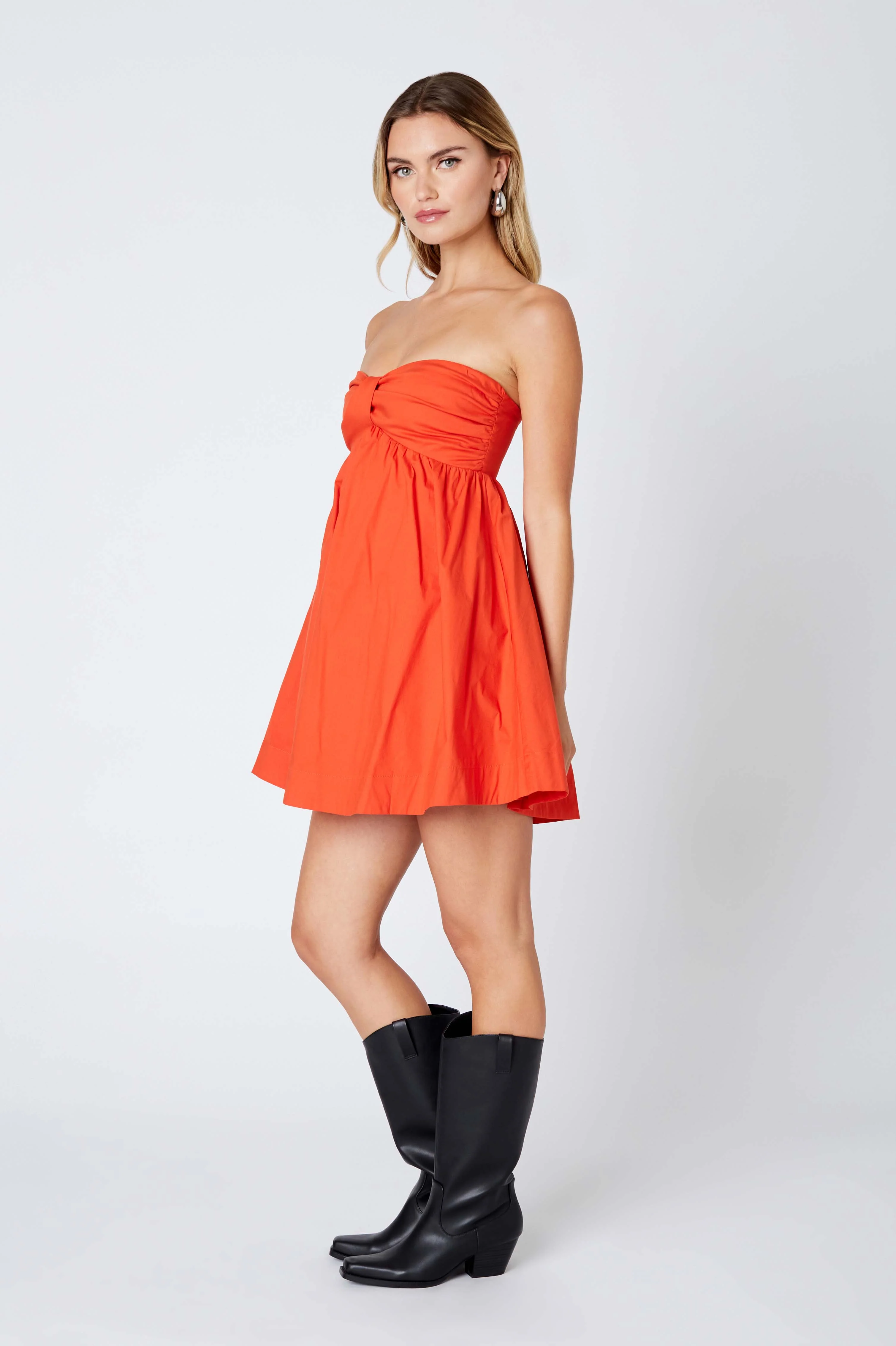 Strapless Babydoll Dress - Image 5