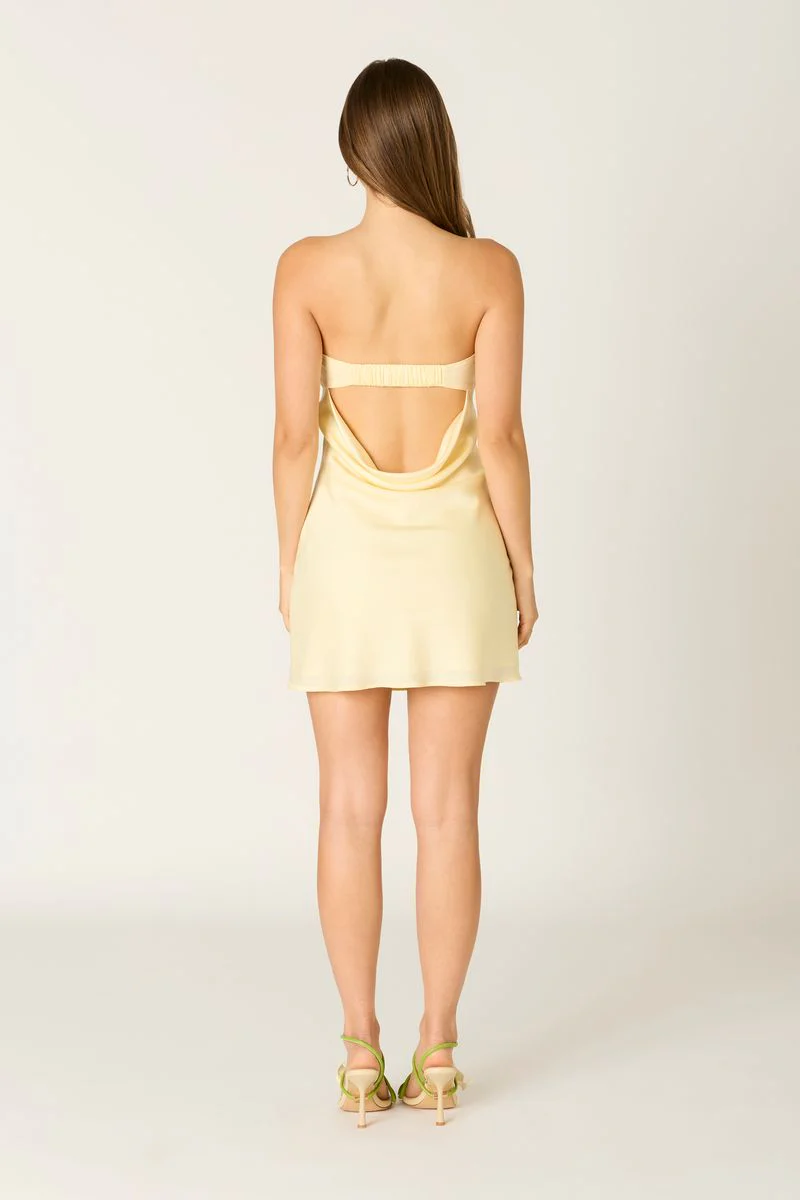 Strapless Bias Mini Dress - Image 5