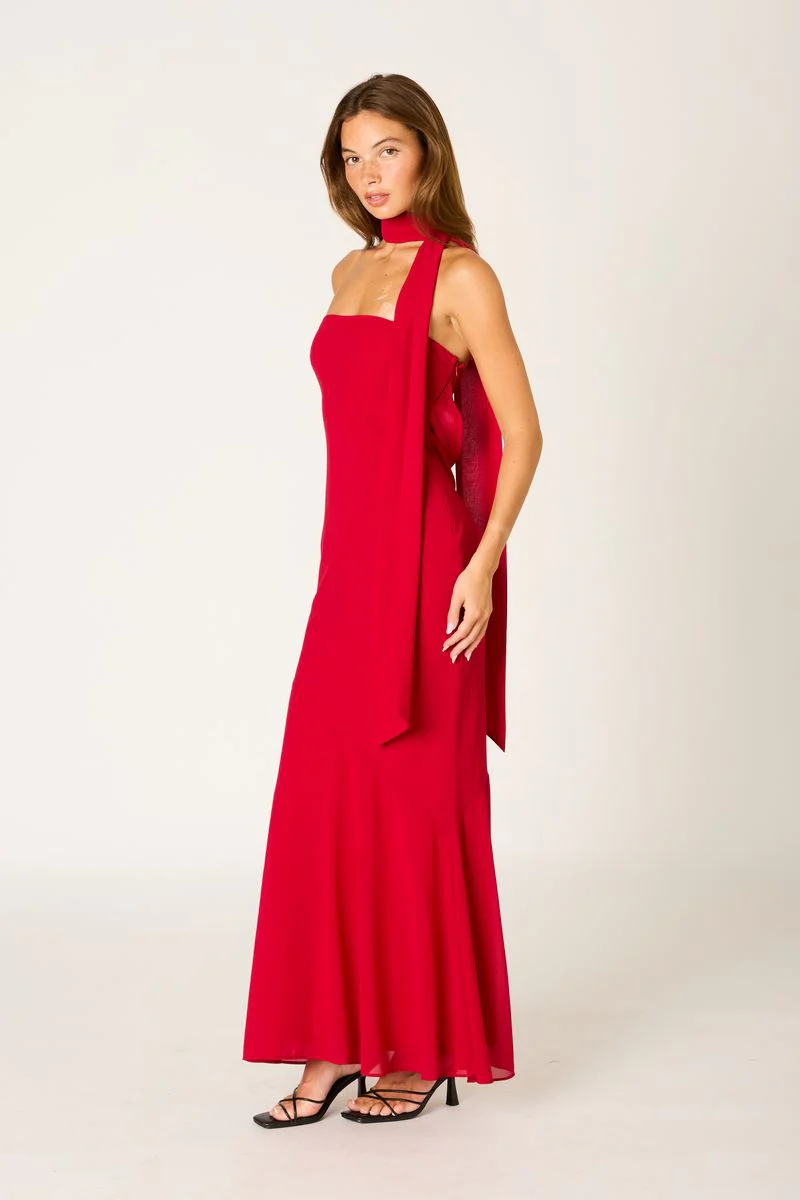 Strapless Chiffon Gown - Image 2
