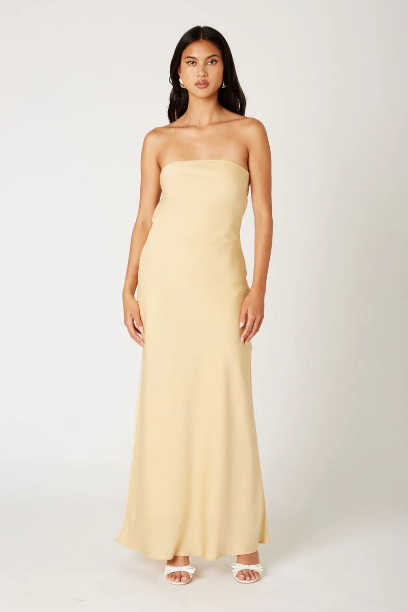 Strapless Cowl Gown - Image 5
