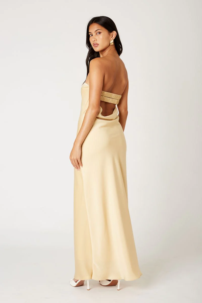 Strapless Cowl Gown - Image 6