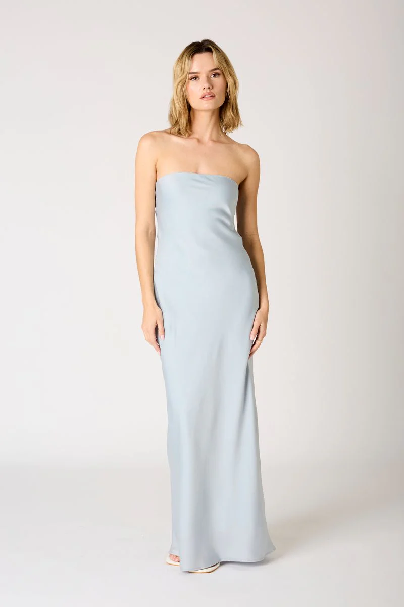 Strapless Cowl Gown - Image 2