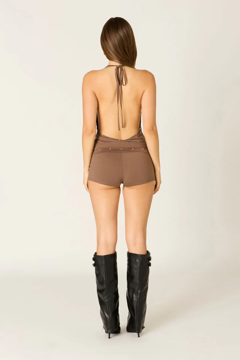Studded Mini Shorts - Image 4