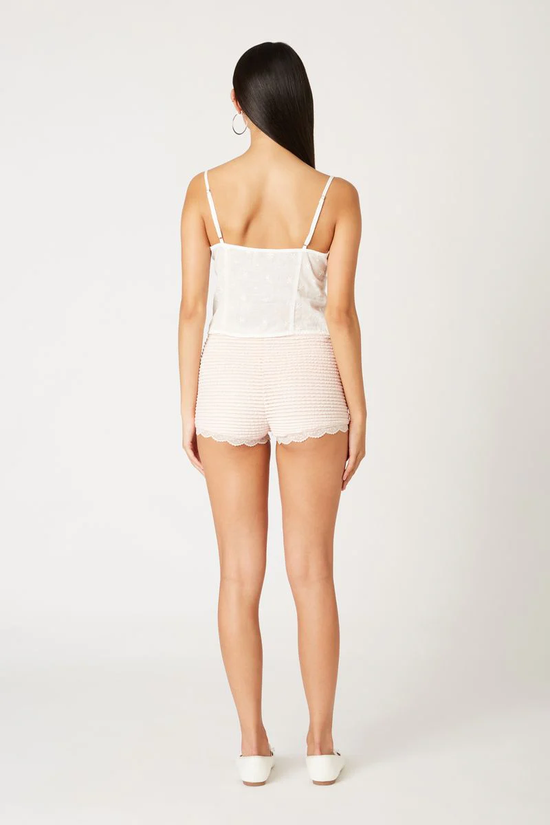 Textured Mini Shorts - Image 3