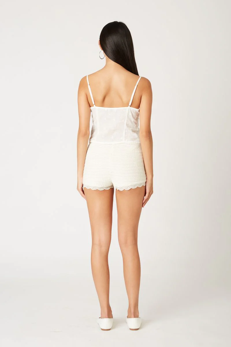Textured Mini Shorts - Image 6