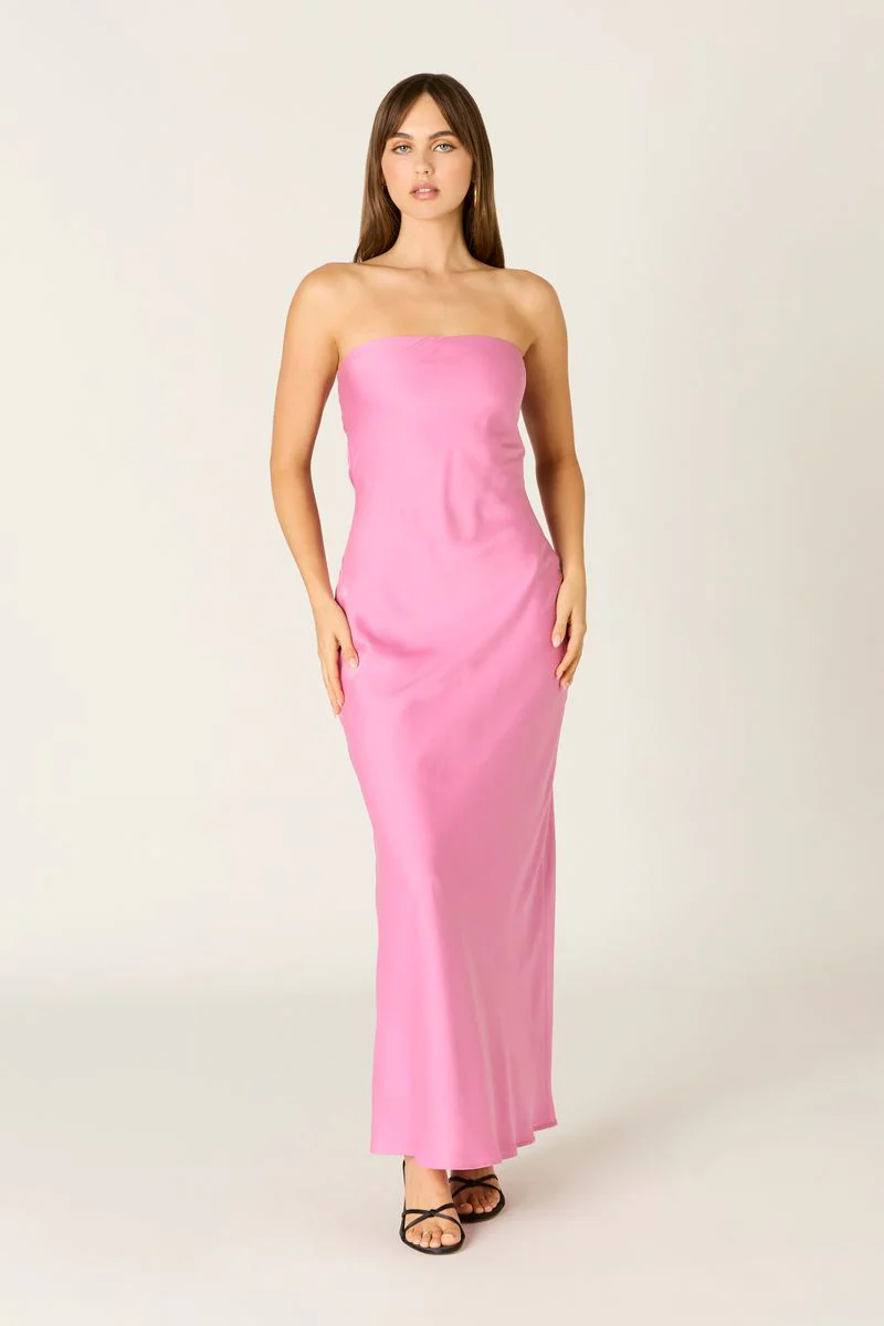 Tie-back Strapless Maxi Dress - Image 2