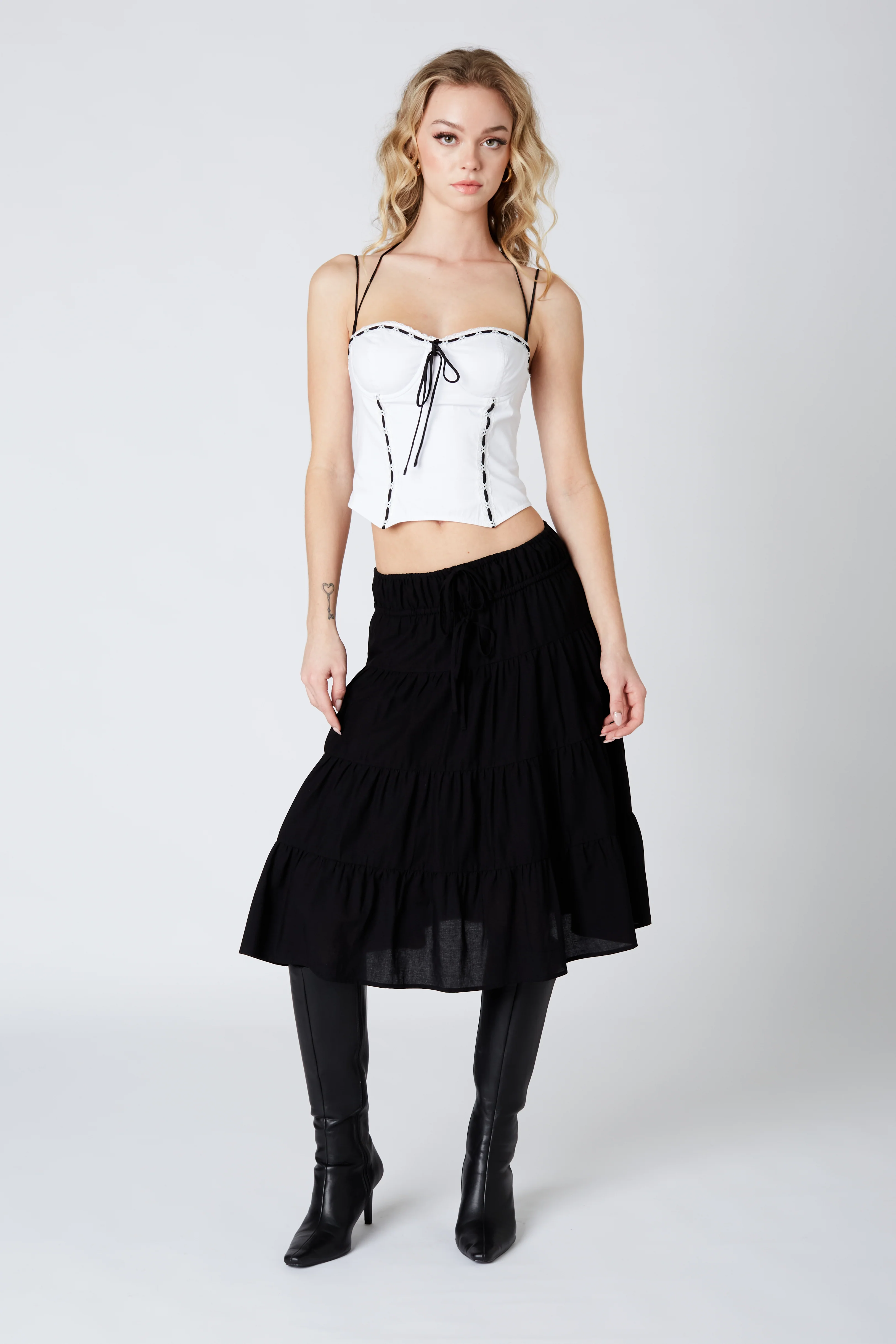 Tiered Midi Skirt - Image 7