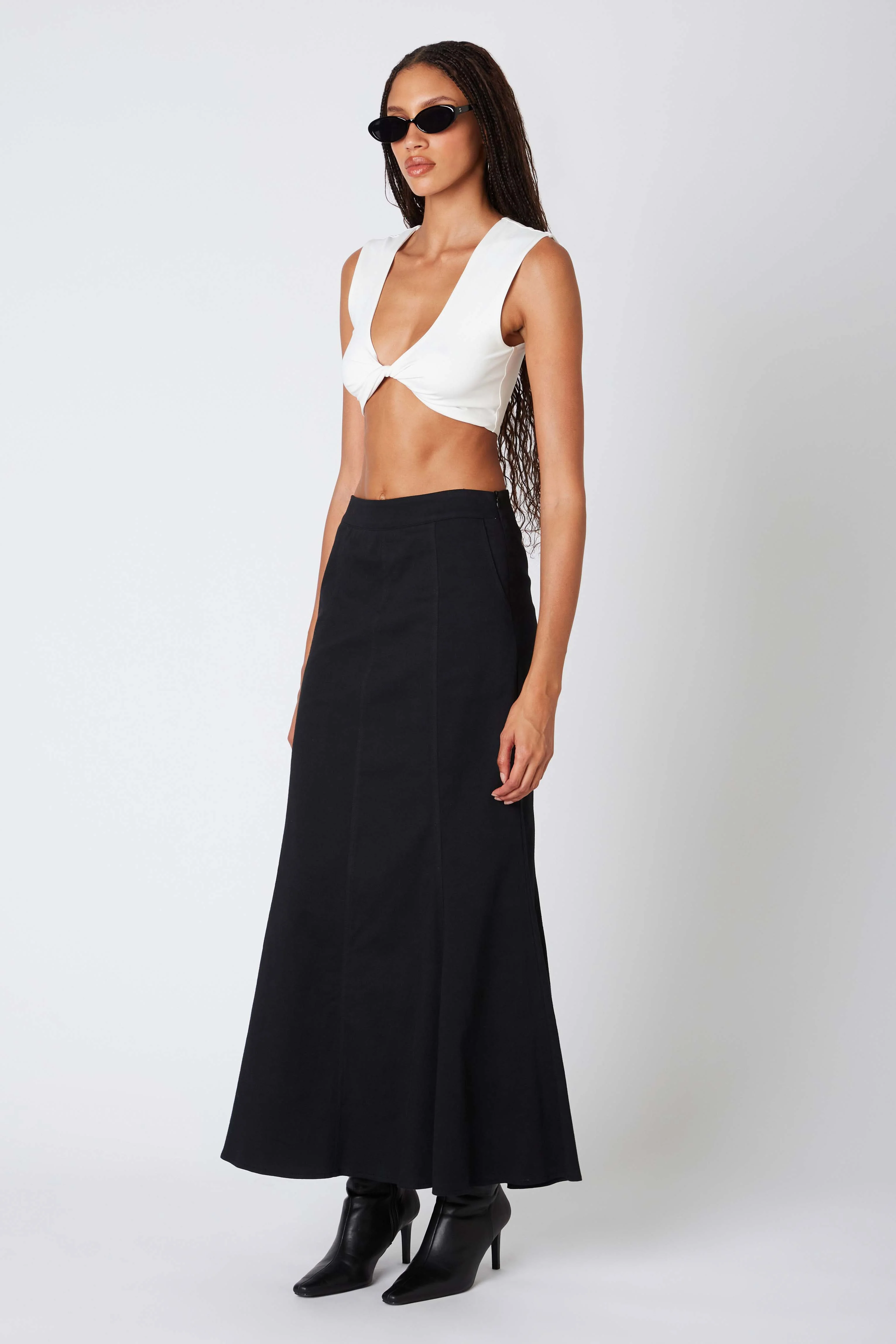 Twill Maxi Skirt - Image 10