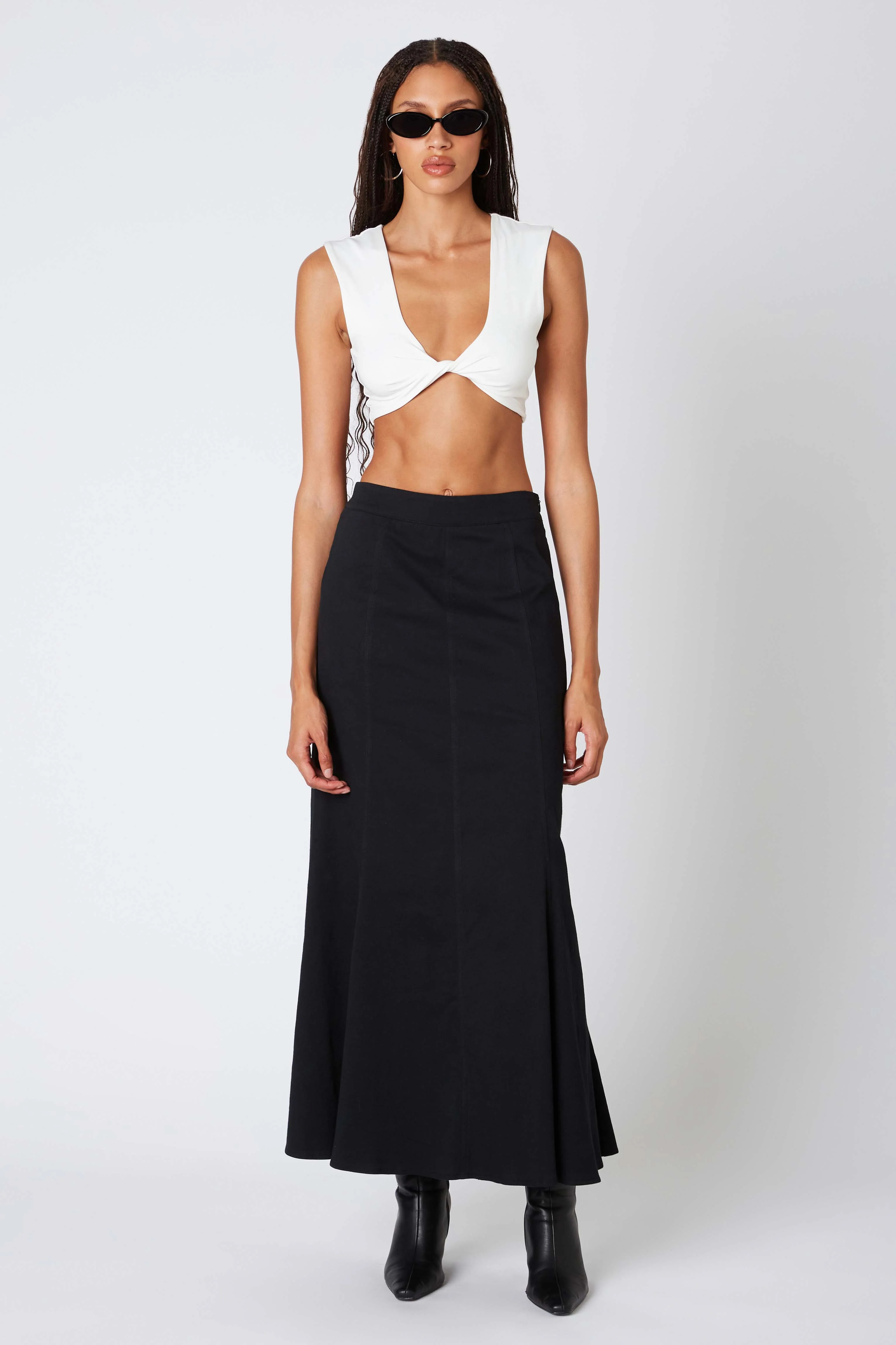 Twill Maxi Skirt - Image 8