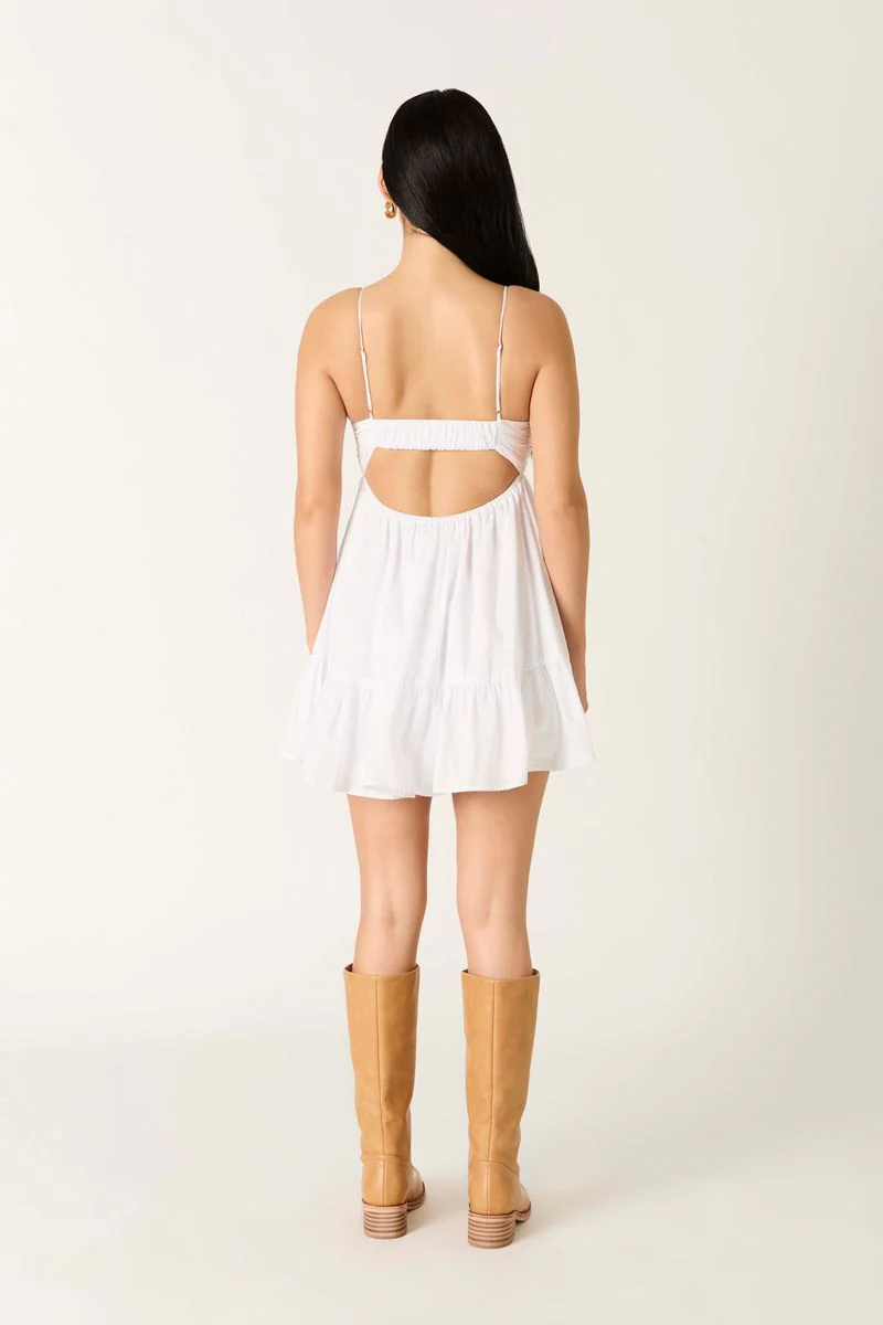 Twist Front Babydoll Mini Dress - Image 5